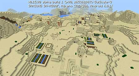 Деревня в зимнем биоме для Minecraft PE 0.16.0 и 0.15.8